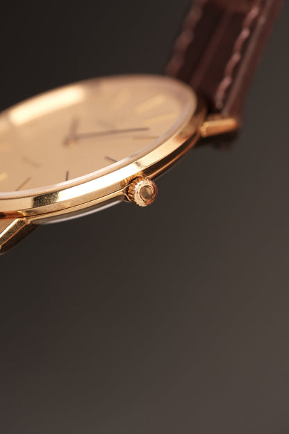 1970's OMEGA De Ville 111.0107 Cal.625 Gold Manual Winding Vintage