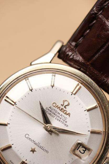 1966 OMEGA CONSTELLATION PIE PAN DOG LEG White Dial AUTOMATIC CHRONOMETER REF. 168.005