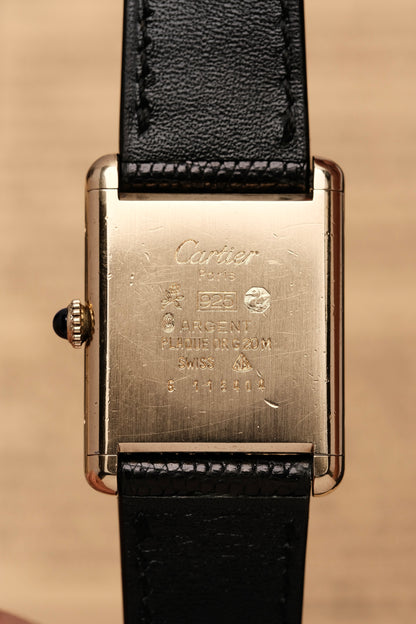 CARTIER MUST DE TANK VERMEIL (LM 23x31mm) ROMAN DIAL HAND WINDING 6115404