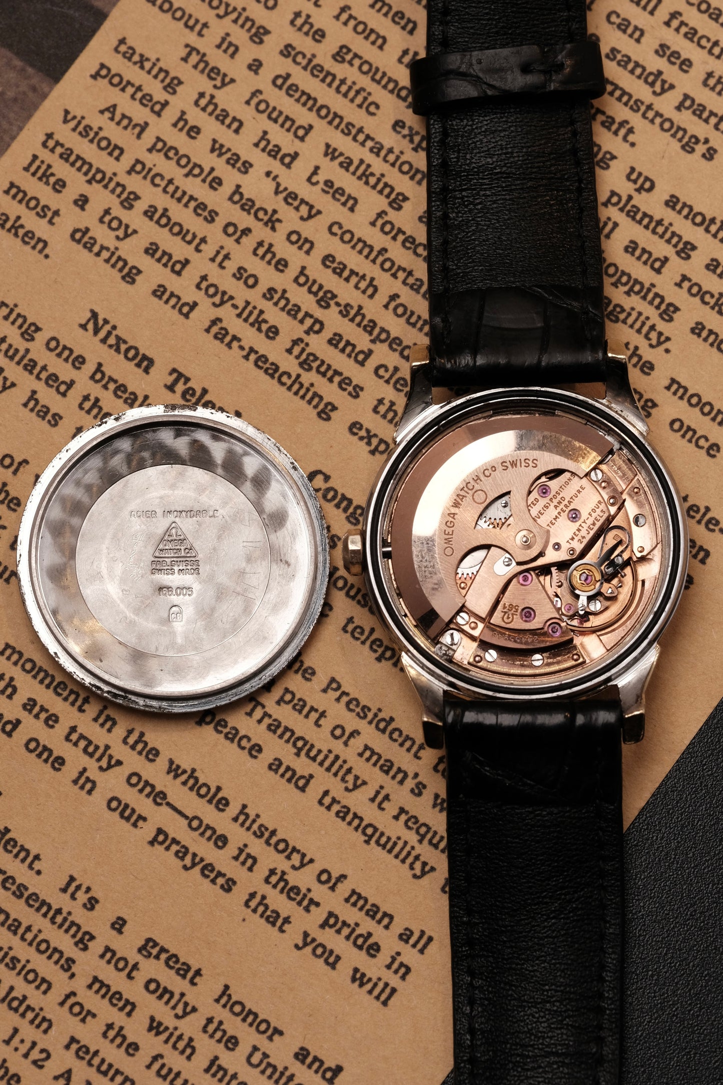 1966 OMEGA CONSTELLATION PIE PAN DOG LEG White Dial AUTOMATIC CHRONOMETER REF. 168.005