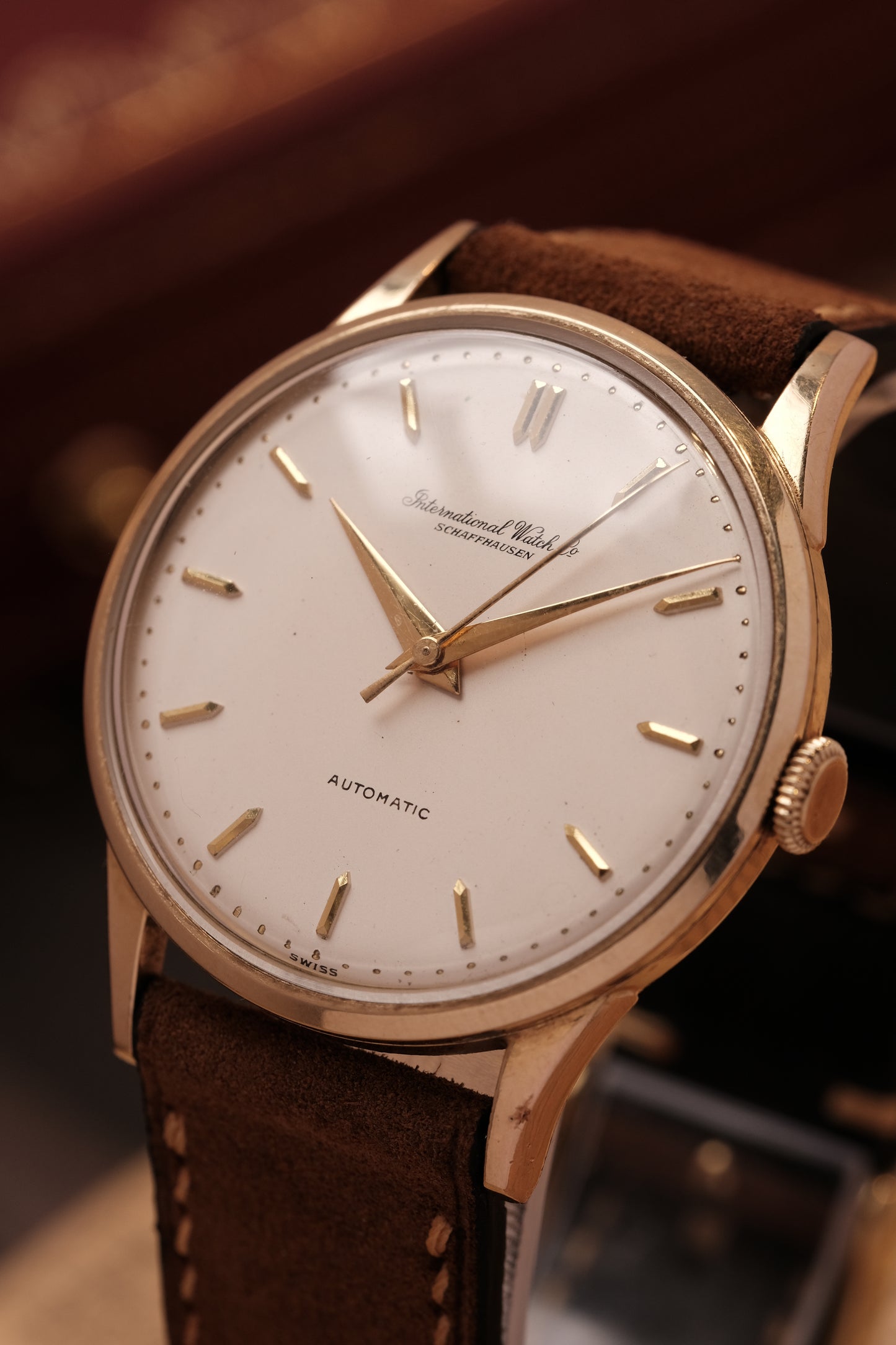 Calatrava IWC SCHAFFHAUSEN Cal.853 White Dial Automatic