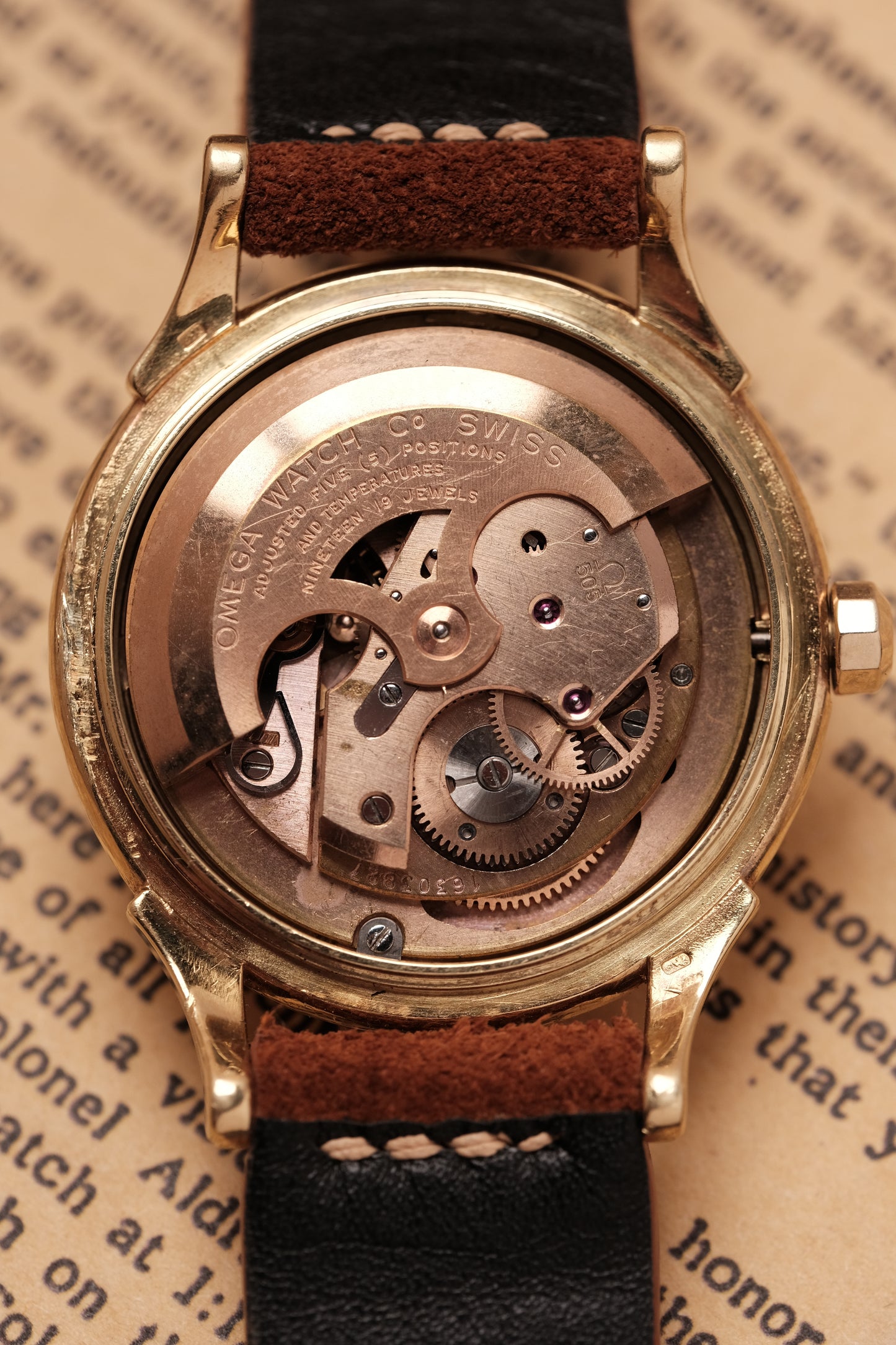 Vintage 1958 Omega Constellation Pie Pan De Luxe Arrow Head Ref 2852/2853 S.C