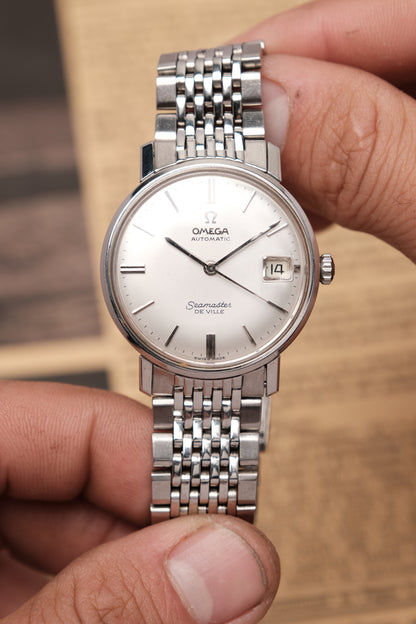 1966 Vintage Omega Seamaster De Ville Automatic White Dial 166.020