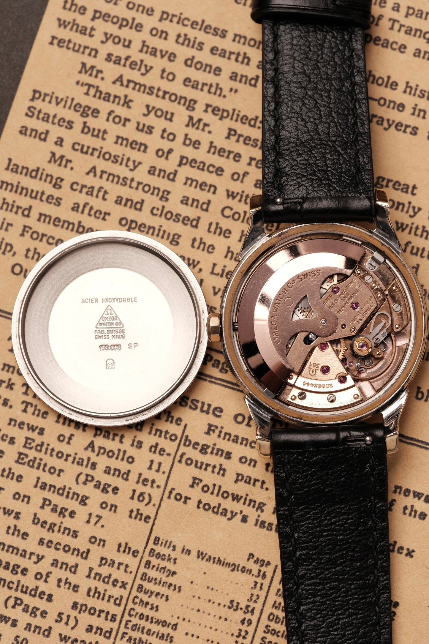 1963 OMEGA CONSTELLATION PIE PAN DOG LEG Cross Hair  Dial AUTOMATIC CHRONOMETER REF. 168.005