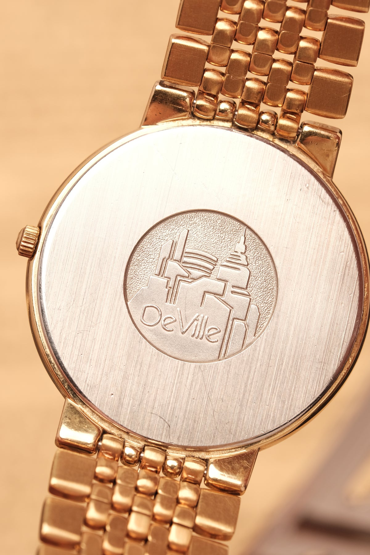 Omega De Ville Ref. 395.0875.2 Cal.1378 Ultra Thin Arabic Numeral Dial  Integrated Bracelet