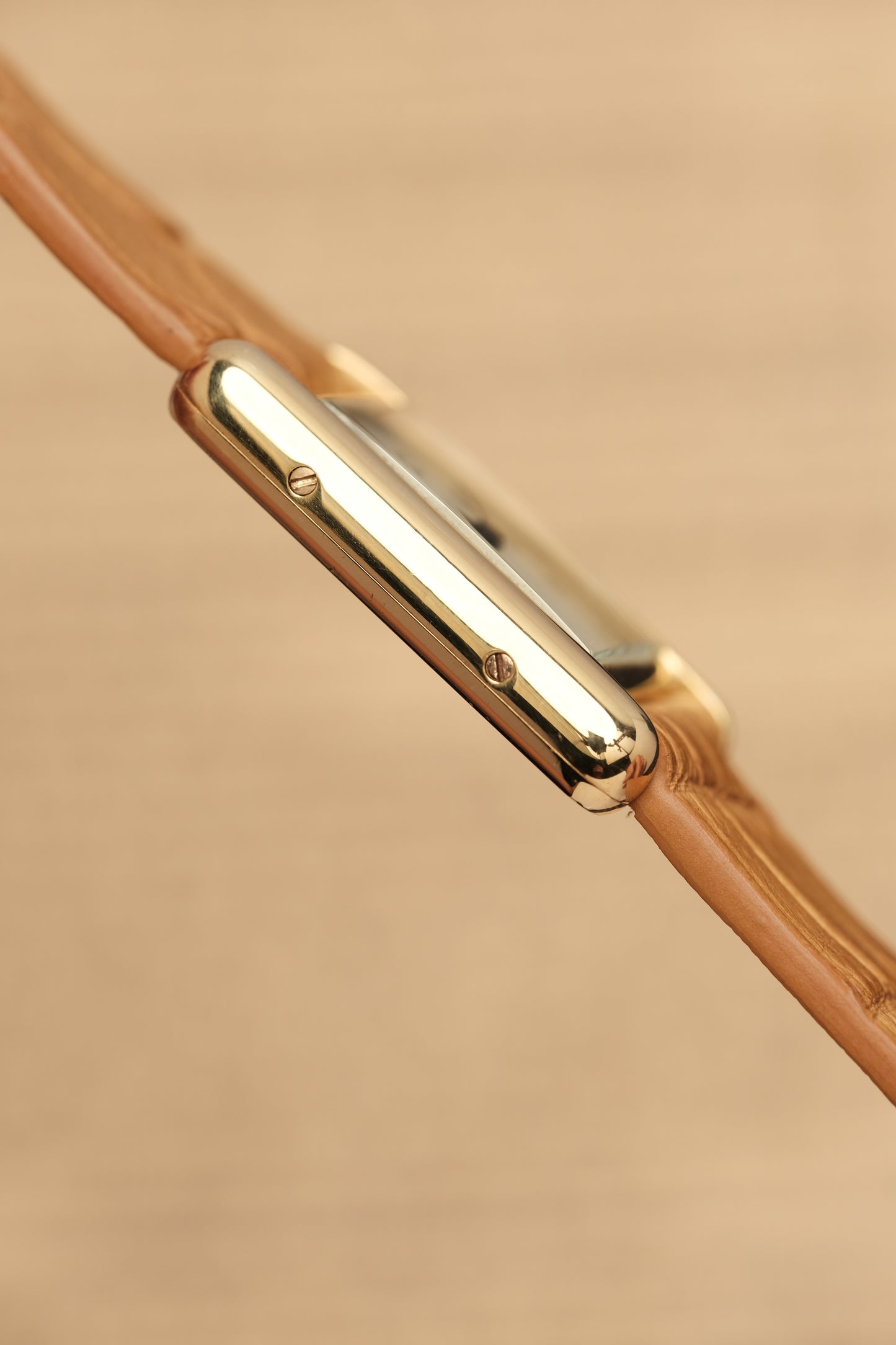CARTIER MUST DE TANK VERMEIL (SM 20x28mm) COLUMN DIAL QUARTZ Ref.5057001