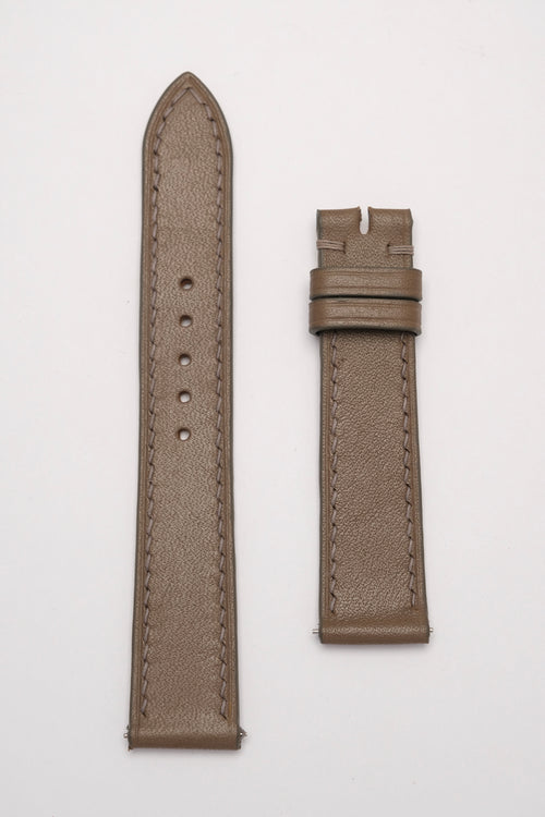 Sepia Brown Calfskin Leather Strap