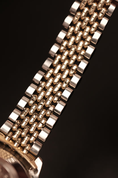 1963 Omega Seamaster Automatic Two-Tone REF. 166.010 + Beads of rice bracelet