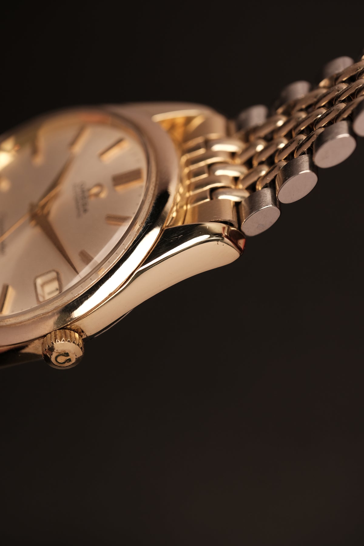 1963 Omega Seamaster Automatic Two-Tone REF. 166.010 + Beads of rice bracelet