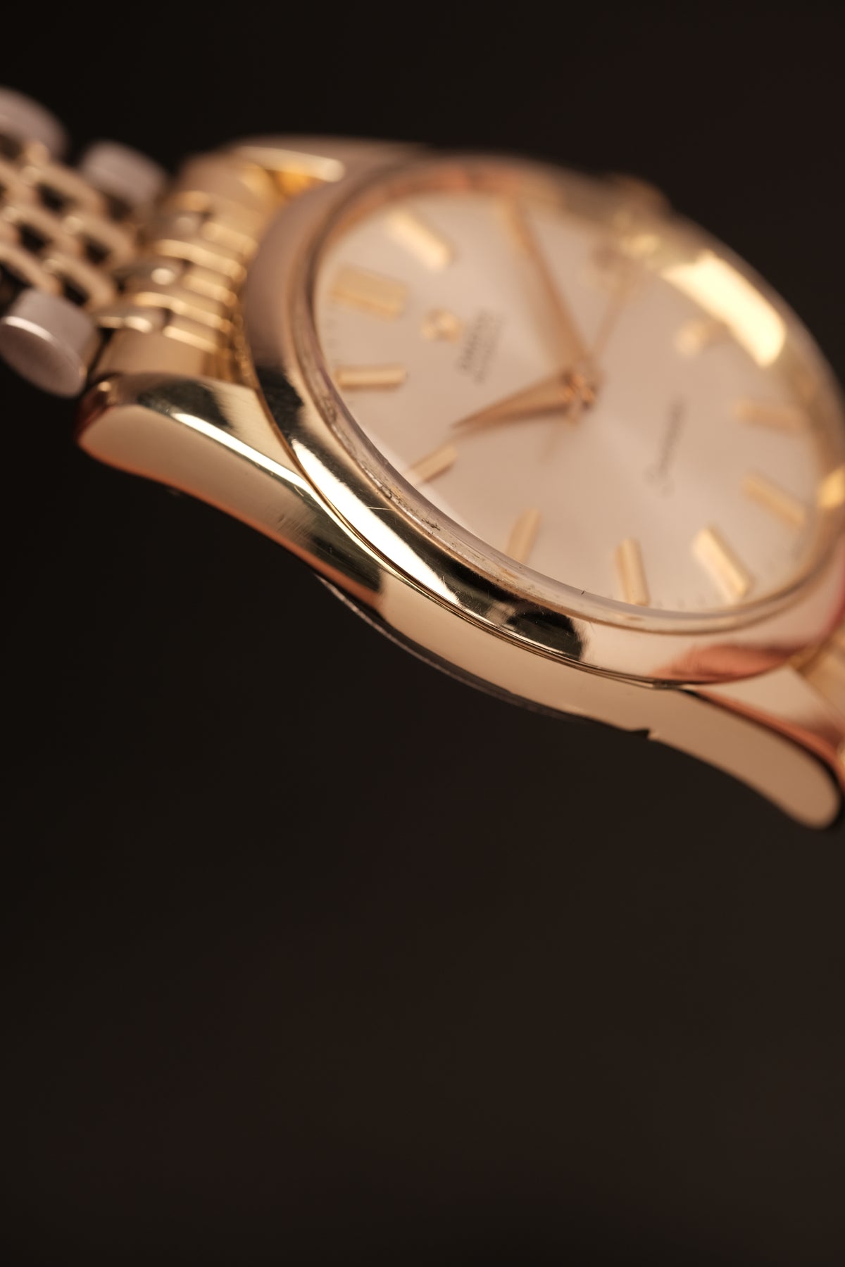 1963 Omega Seamaster Automatic Two-Tone REF. 166.010 + Beads of rice bracelet