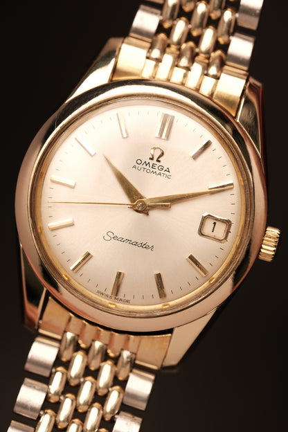 1963 Omega Seamaster Automatic Two-Tone REF. 166.010 + Beads of rice bracelet