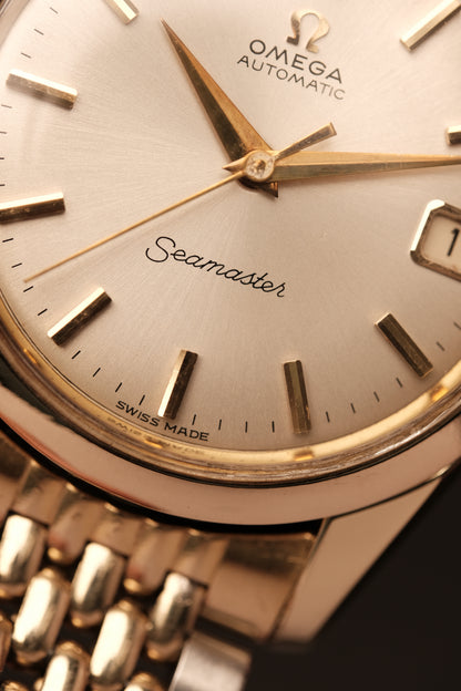 1963 Omega Seamaster Automatic Two-Tone REF. 166.010 + Beads of rice bracelet