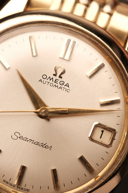 1963 Omega Seamaster Automatic Two-Tone REF. 166.010 + Beads of rice bracelet