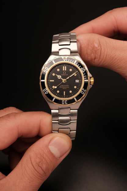 1991 Divers Omega Seamaster Two tone Professional 200m Quartz Vintage Pre Bond 36mm