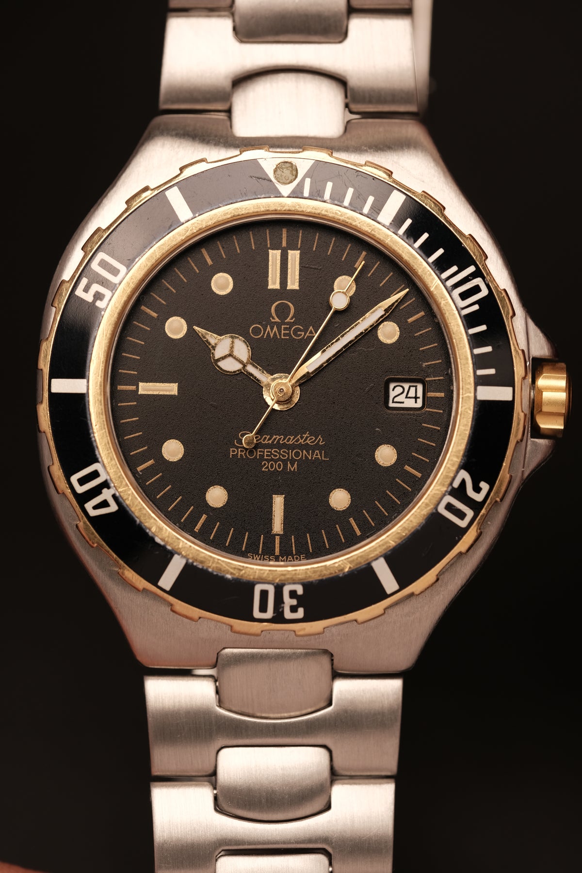 1991 Divers Omega Seamaster Two tone Professional 200m Quartz Vintage Pre Bond 36mm