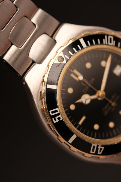 1991 Divers Omega Seamaster Two tone Professional 200m Quartz Vintage Pre Bond 36mm