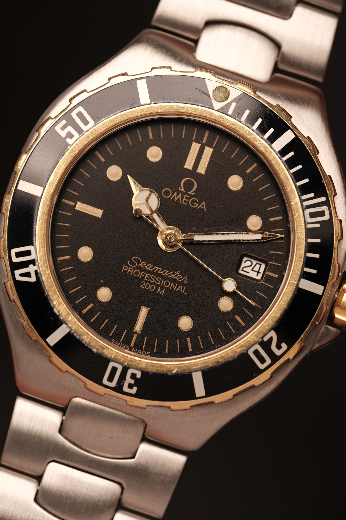 1991 Divers Omega Seamaster Two tone Professional 200m Quartz Vintage Pre Bond 36mm