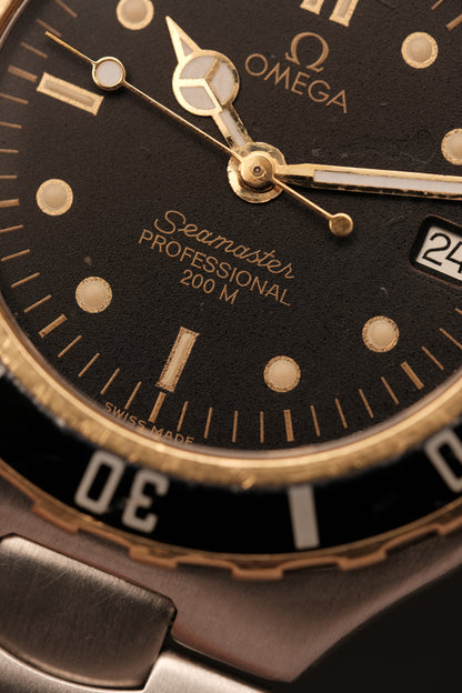 1991 Divers Omega Seamaster Two tone Professional 200m Quartz Vintage Pre Bond 36mm