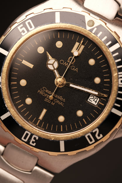 1991 Divers Omega Seamaster Two tone Professional 200m Quartz Vintage Pre Bond 36mm