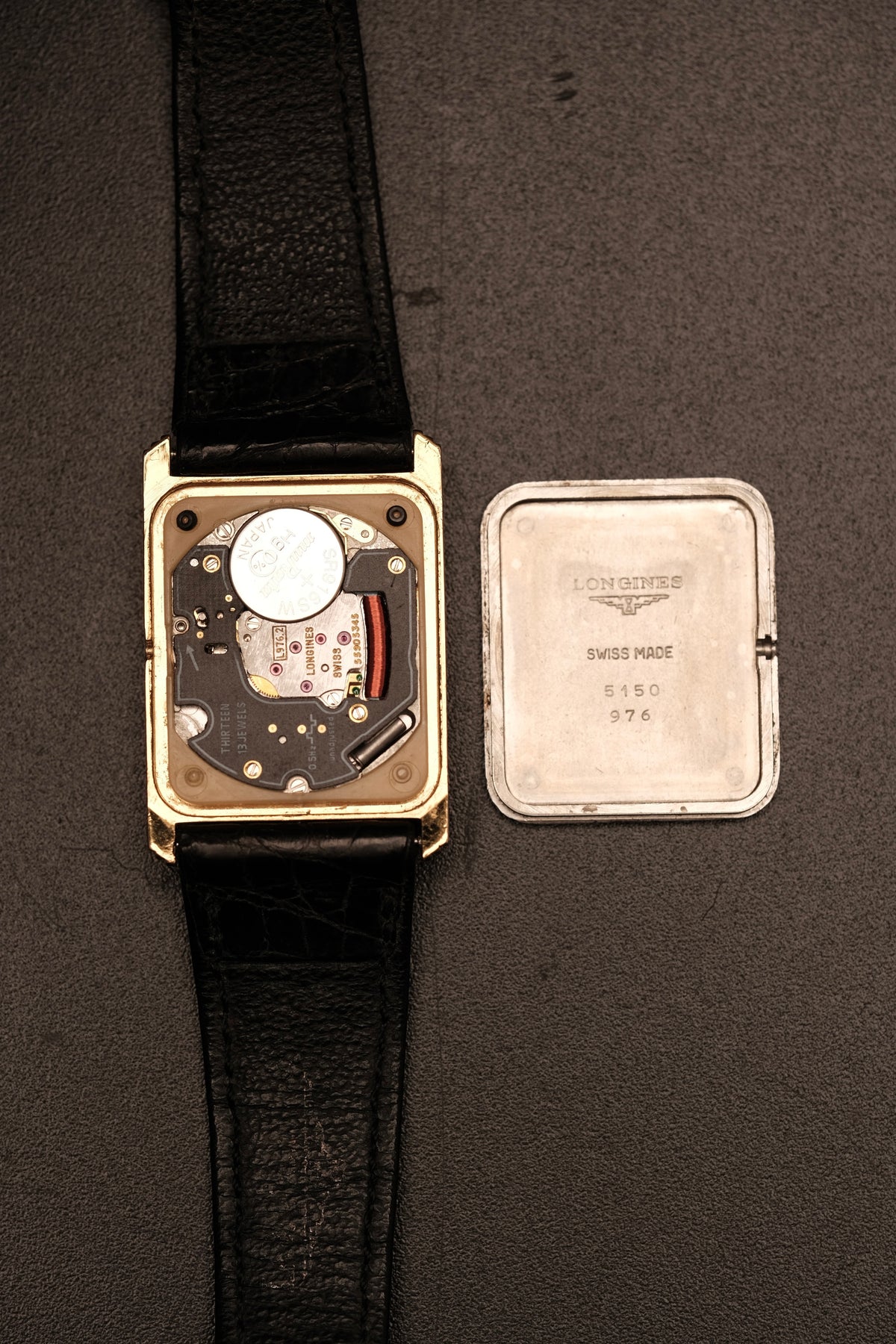 Vintage Longines 150th Anniversary Square Tank Reference 5150.976
