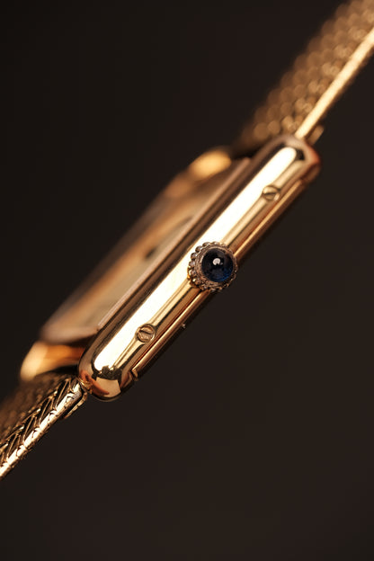 CARTIER MUST DE TANK VERMEIL (LM 23x31mm) ROMAN DIAL HAND WINDING 6020855