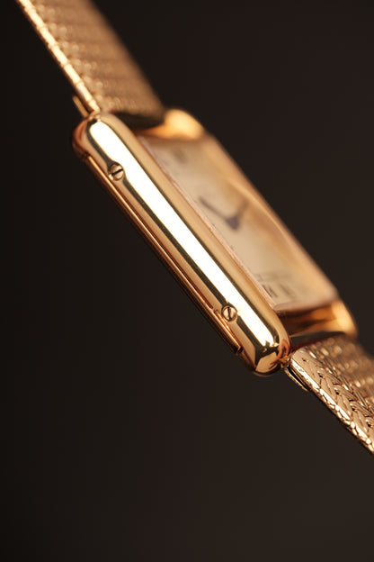 CARTIER MUST DE TANK VERMEIL (LM 23x31mm) ROMAN DIAL HAND WINDING 6020855