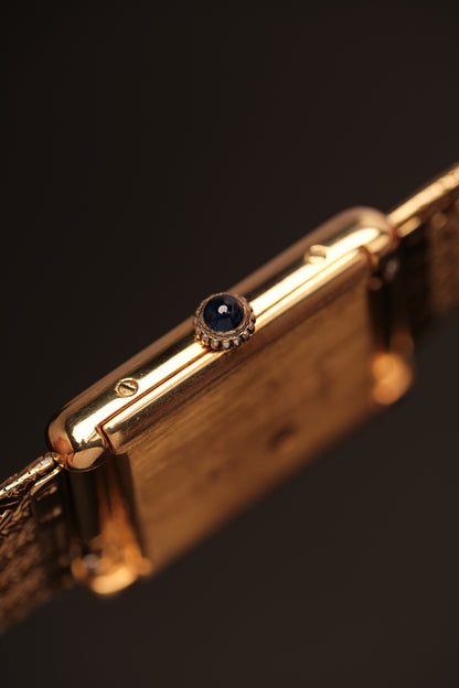 CARTIER MUST DE TANK VERMEIL (LM 23x31mm) ROMAN DIAL HAND WINDING 6020855