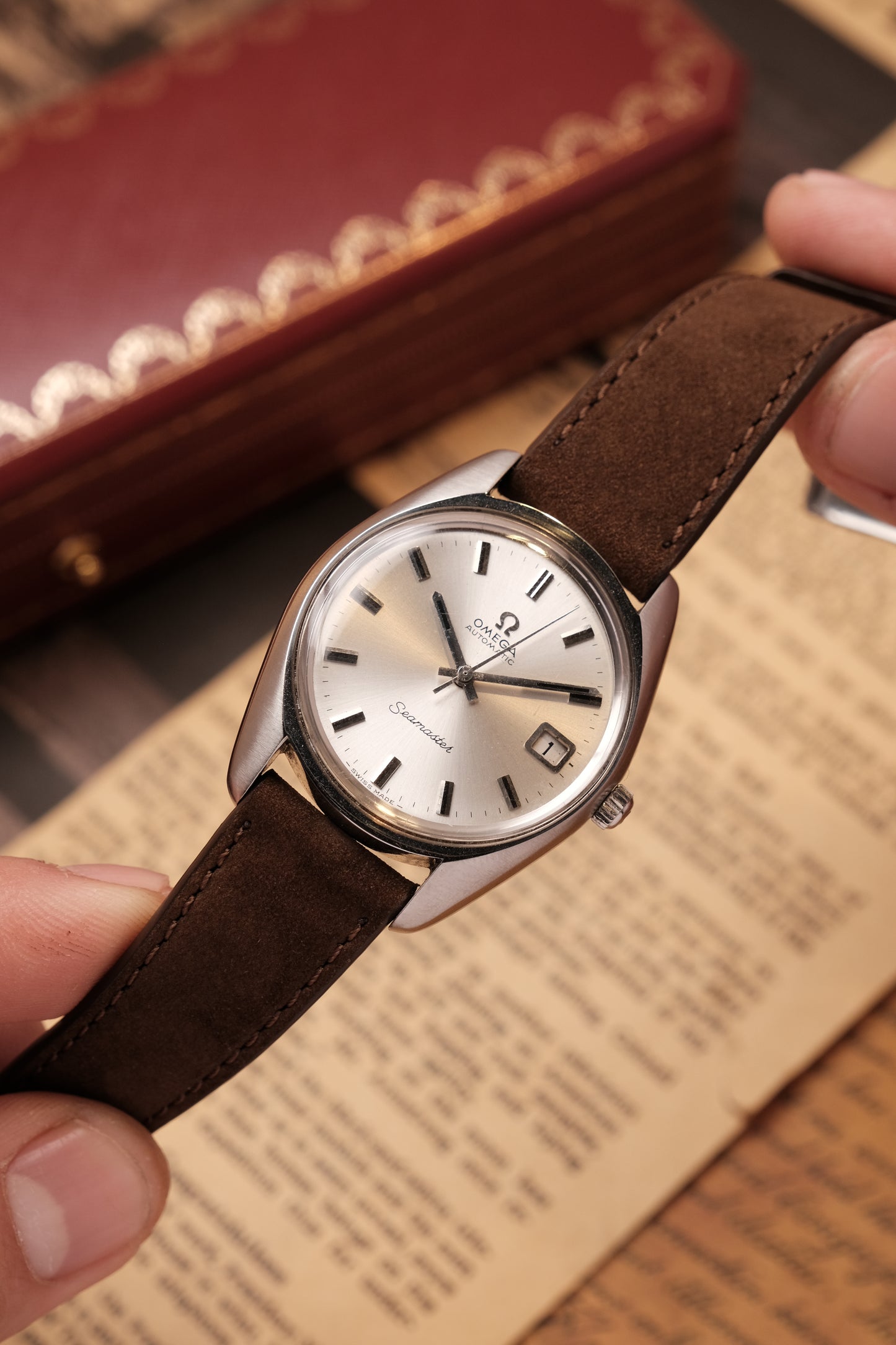 OMEGA Seamaster 166.067 Cal.565 Date Silver Dial Automatic Watch