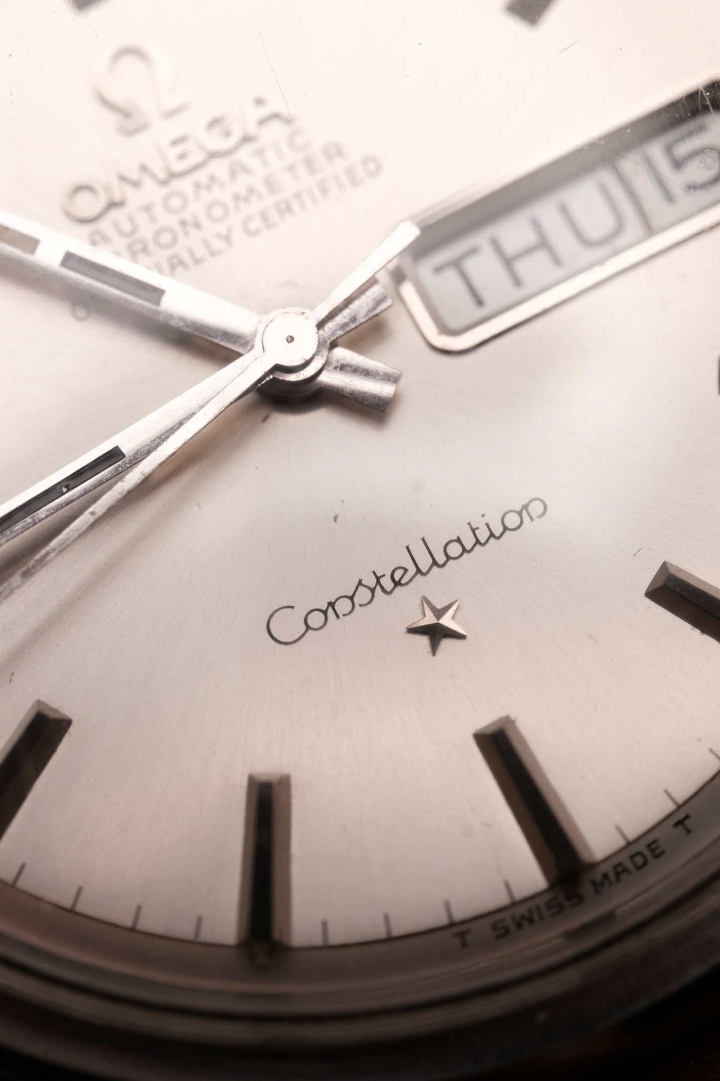 Omega Constellation Day-Date Cal 751 Steel Automatic Mens Watch 168.016