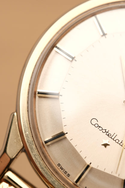 1963 OMEGA CONSTELLATION PIE PAN DOG LEG White Dial AUTOMATIC CHRONOMETER REF. 168.005