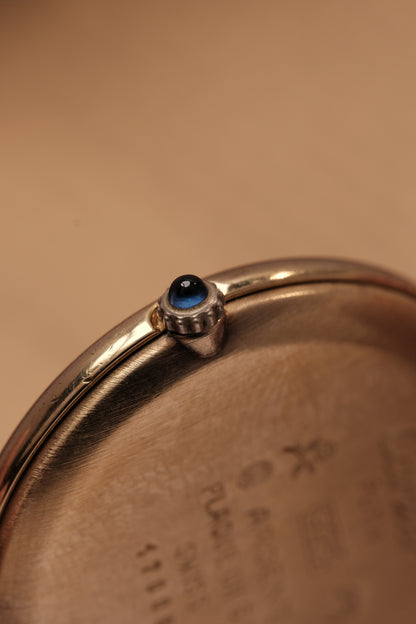 1990's  Cartier  Must Vendome LM Vermeil Quartz Gold Plated 30mm