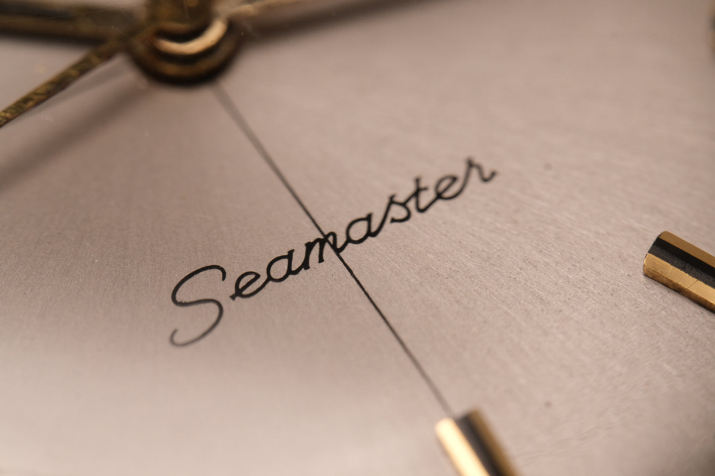 Omega Seamaster Automatic Crosshair Dial Gold Capped Ref 14765 62SC  C.552