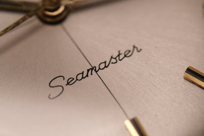 Omega Seamaster Automatic Crosshair Dial Gold Capped Ref 14765 62SC  C.552