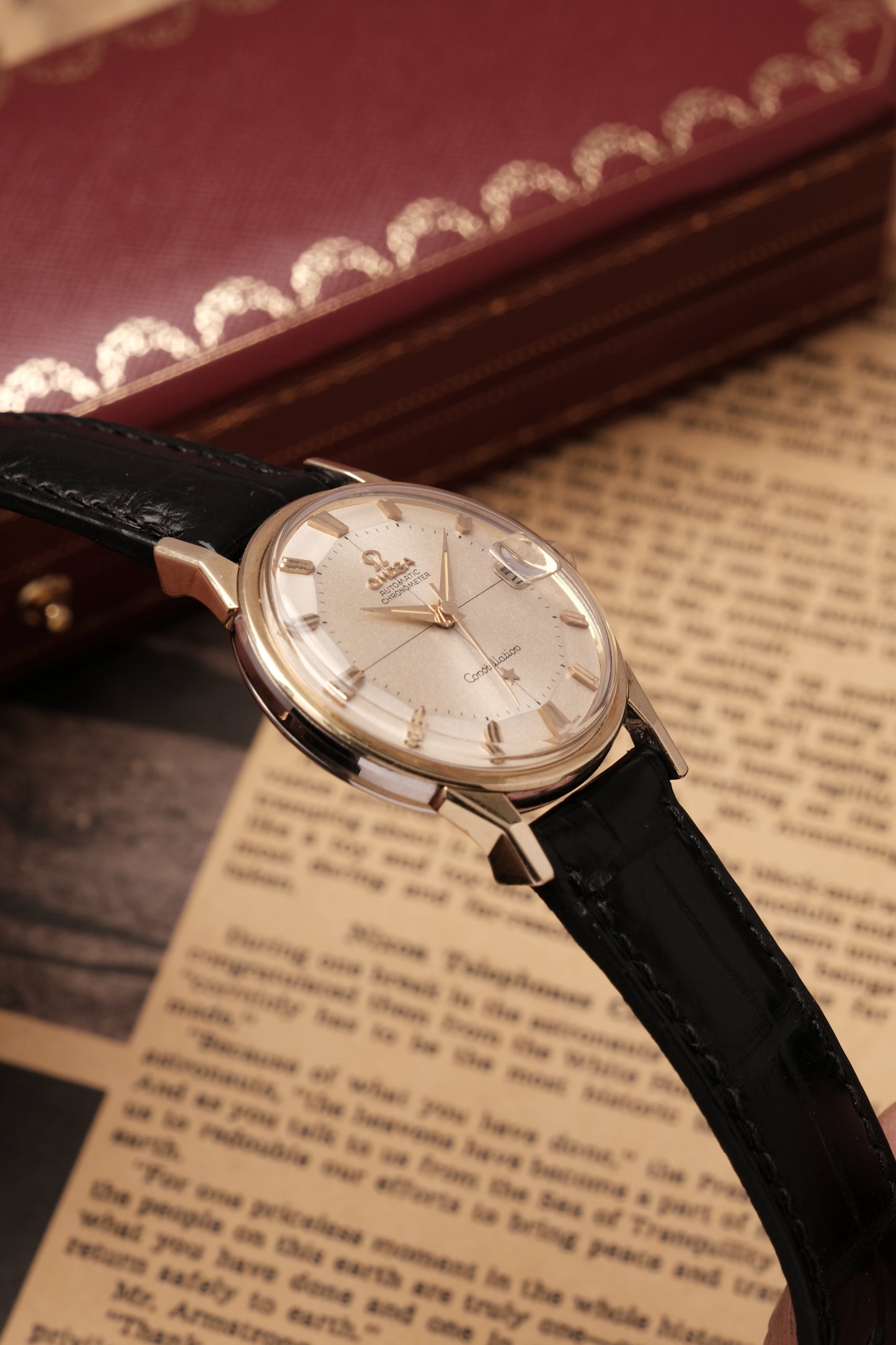 1963 OMEGA CONSTELLATION PIE PAN DOG LEG Cross Hair  Dial AUTOMATIC CHRONOMETER REF. 168.005