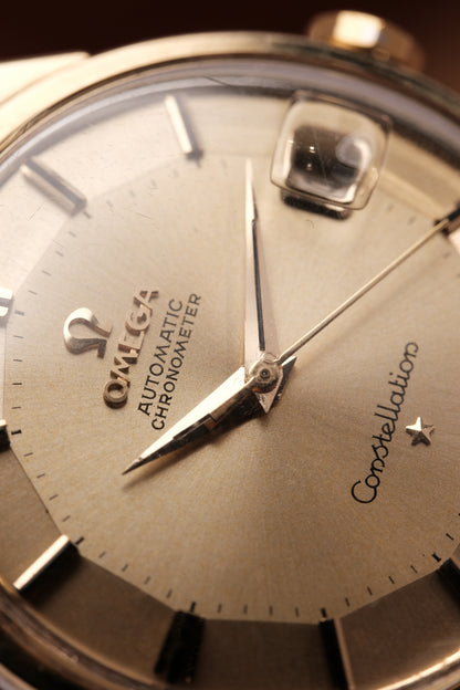 1962 OMEGA CONSTELLATION PIE PAN Champagne Dial CHRONOMETER REF 14902-62 or 168.005