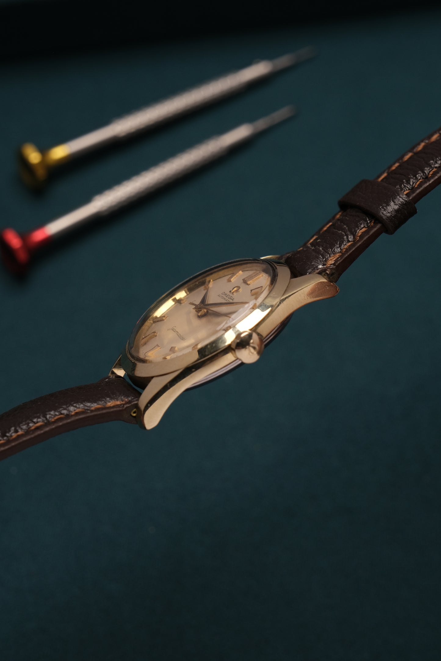 1958 Omega Seamaster Automatic 2975-5SC Caliber 501 Champagne Dial