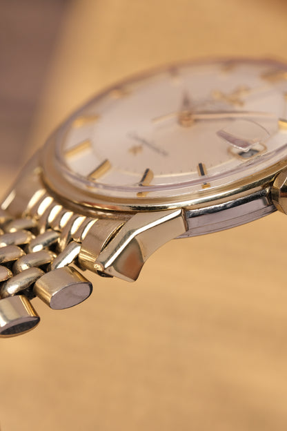 1968 OMEGA CONSTELLATION PIE PAN DOG LEG GOLD BRACELET  AUTOMATIC CHRONOMETER REF. 168.005