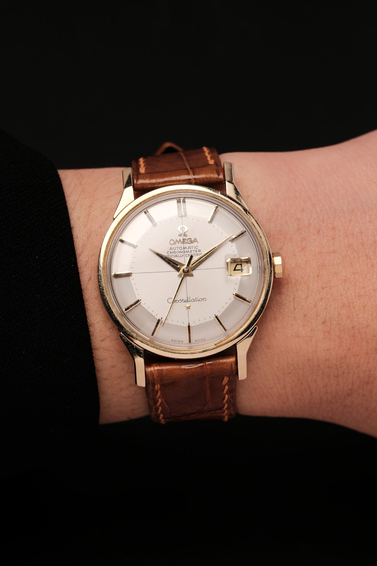 1967 OMEGA CONSTELLATION PIE PAN DOG LEG Cross Hair Dial AUTOMATIC CHRONOMETER REF. 168.005