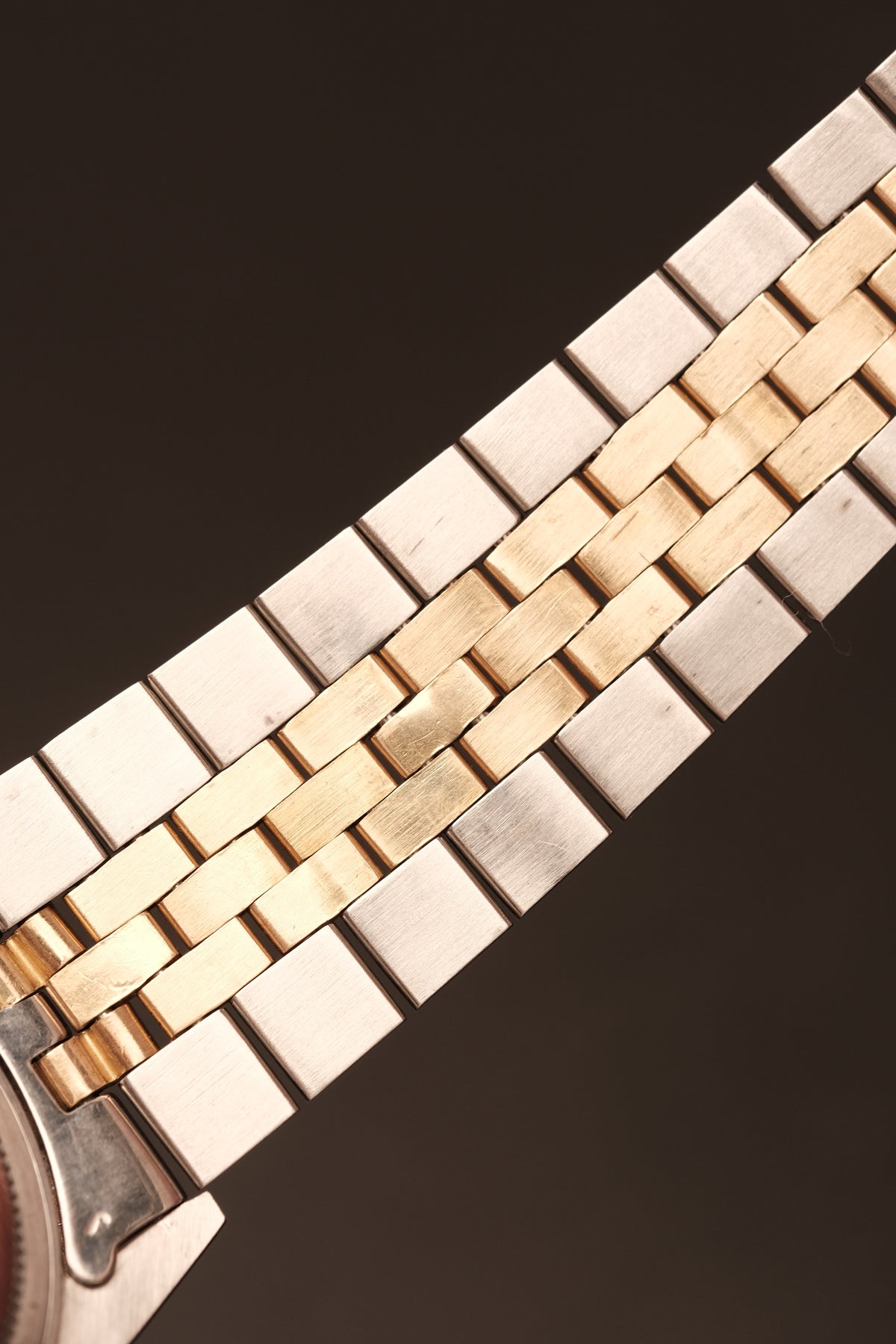 Rolex Datejust 36 16013 Two Tone 18k Yellow Gold Jubilee Bracelet Fluted Bezel + Box and Booklet