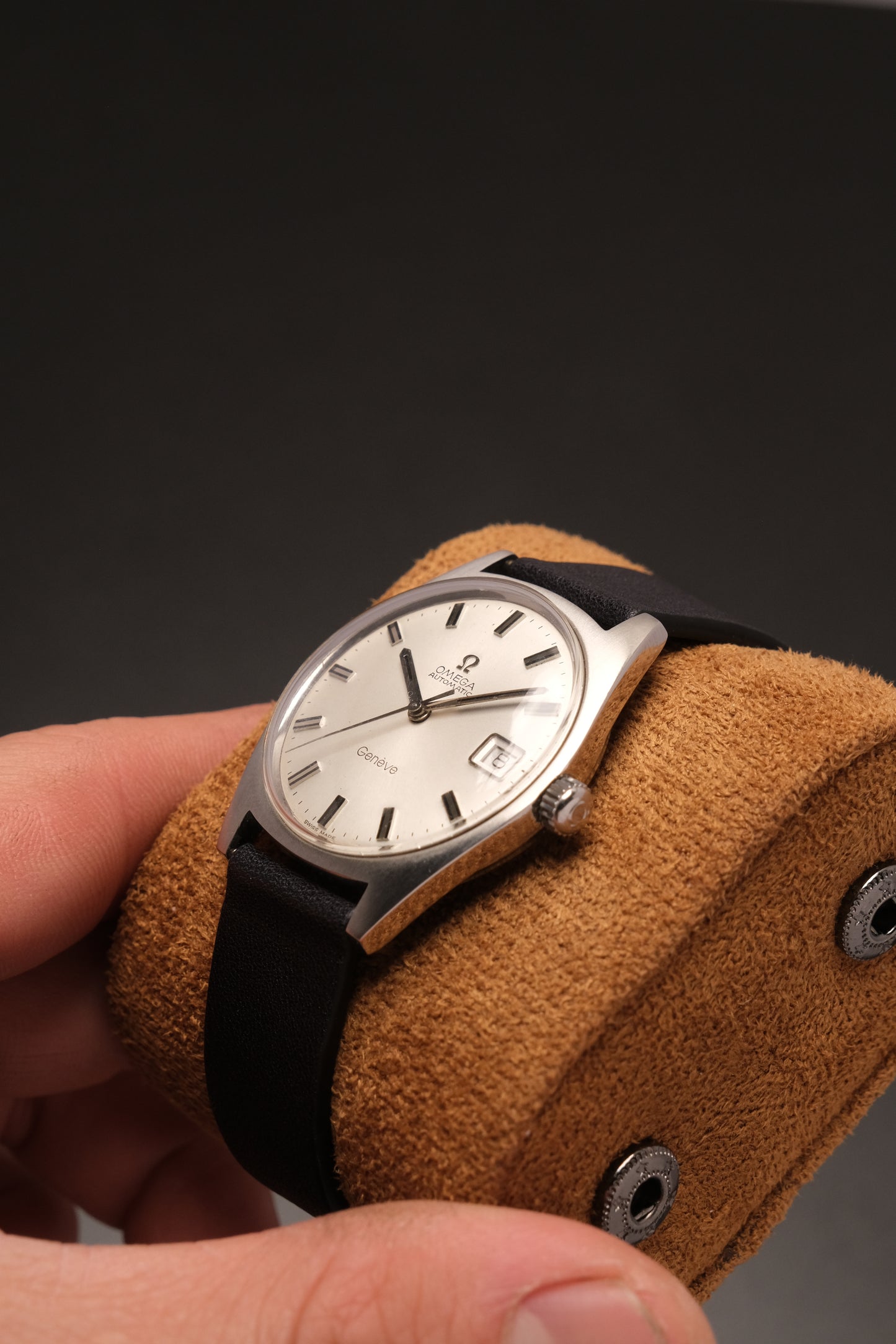 1971 Vintage OMEGA Genève Silver Men's Watch - 166.041