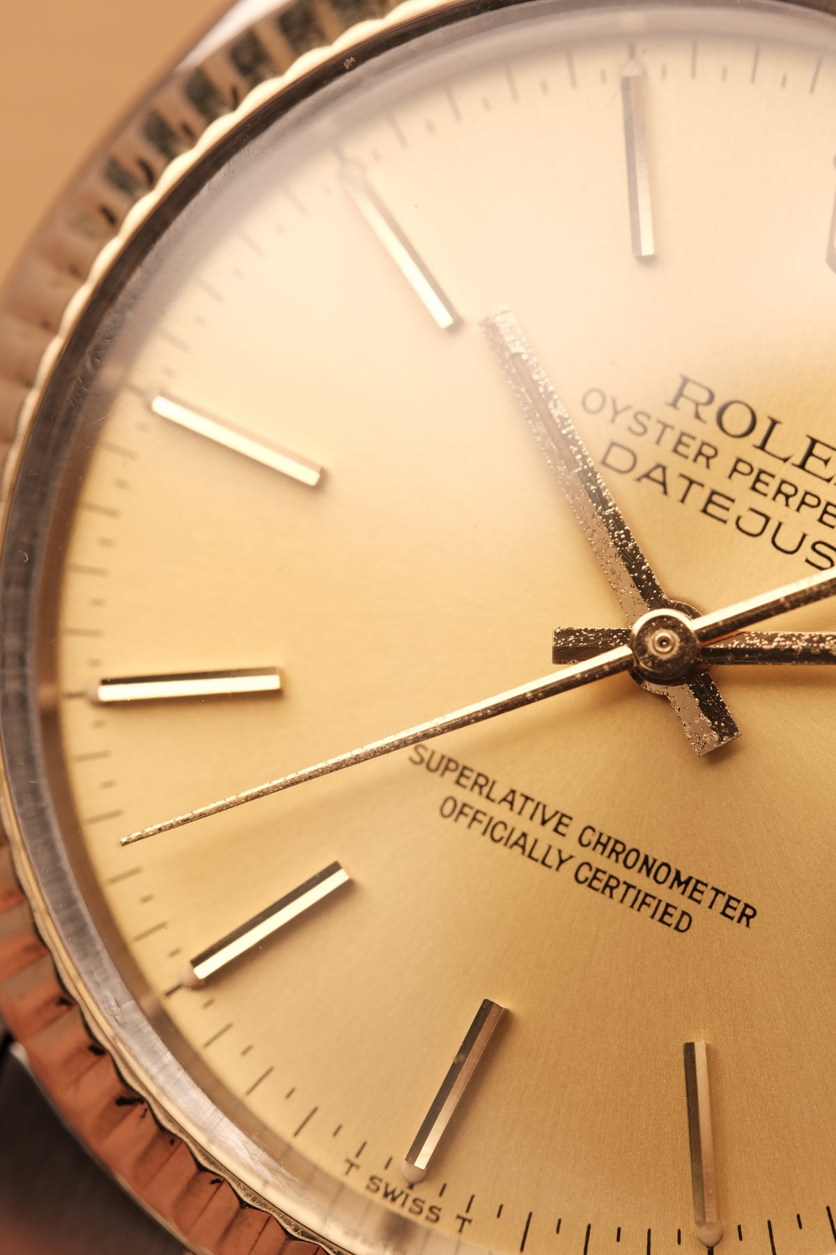 Rolex Datejust 36 16013 Two Tone 18k Yellow Gold Jubilee Bracelet Fluted Bezel + Box and Booklet