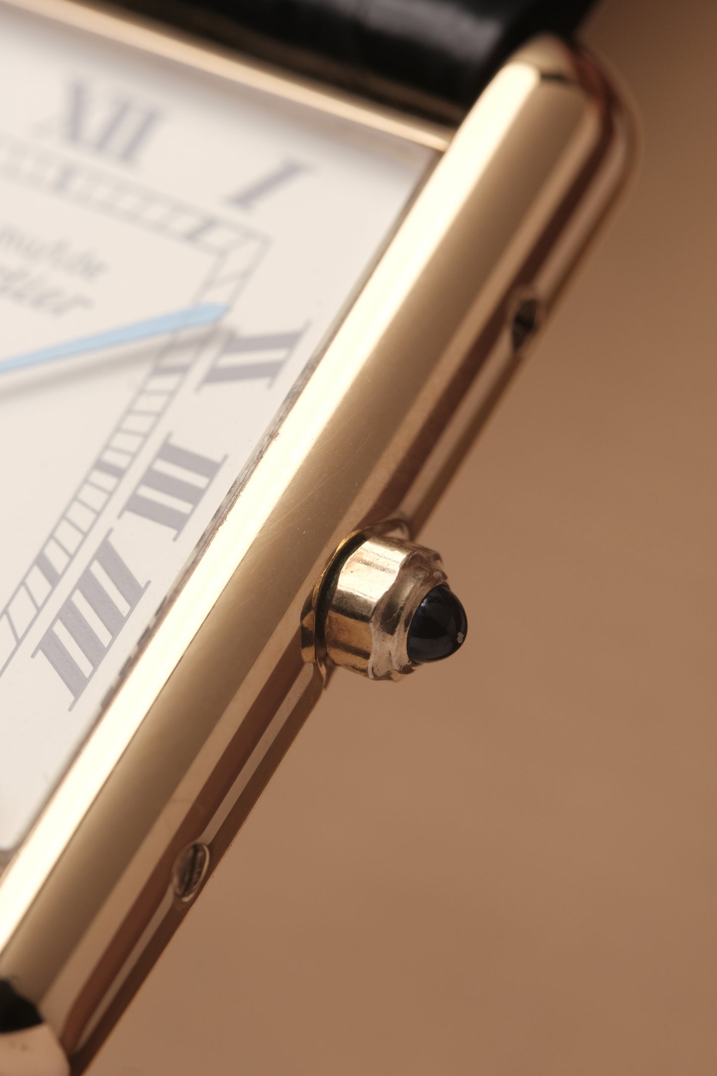 CARTIER MUST DE CARTIER TANK VERMEIL ROMAN DIAL REF. 681006