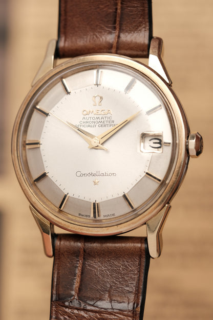 1964 OMEGA CONSTELLATION PIE PAN DOG LEG White Dial AUTOMATIC CHRONOMETER REF. 168.005