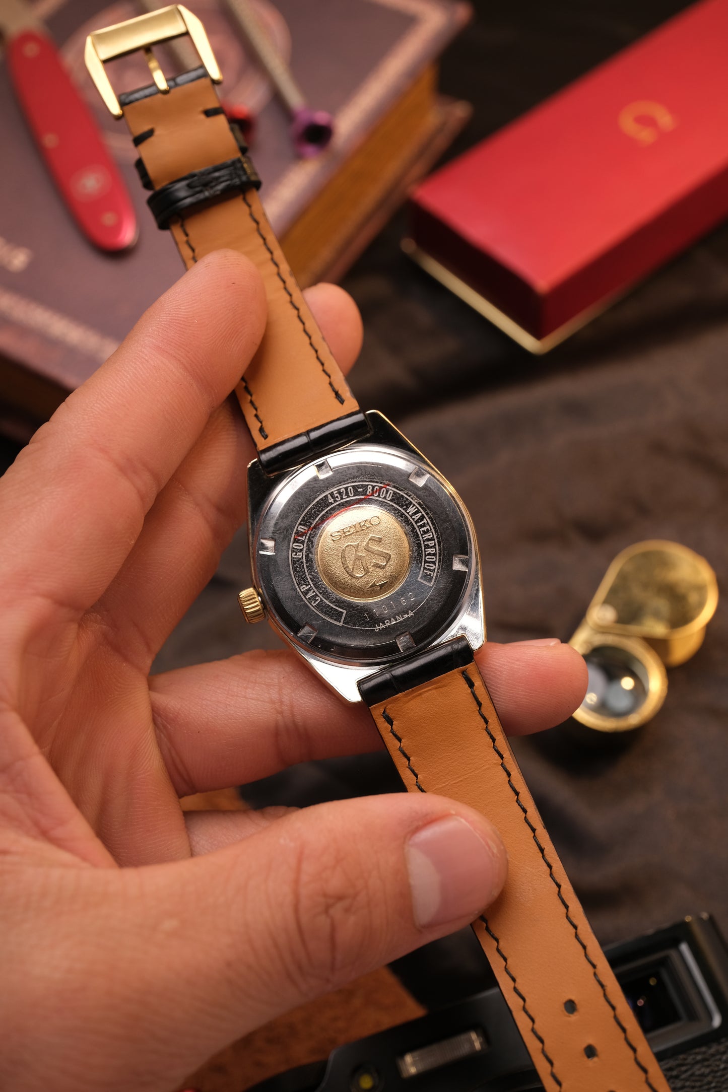 Grand Seiko GS45 High Beat 36000 1969's 4520-8000 CAP GOLD NoDate