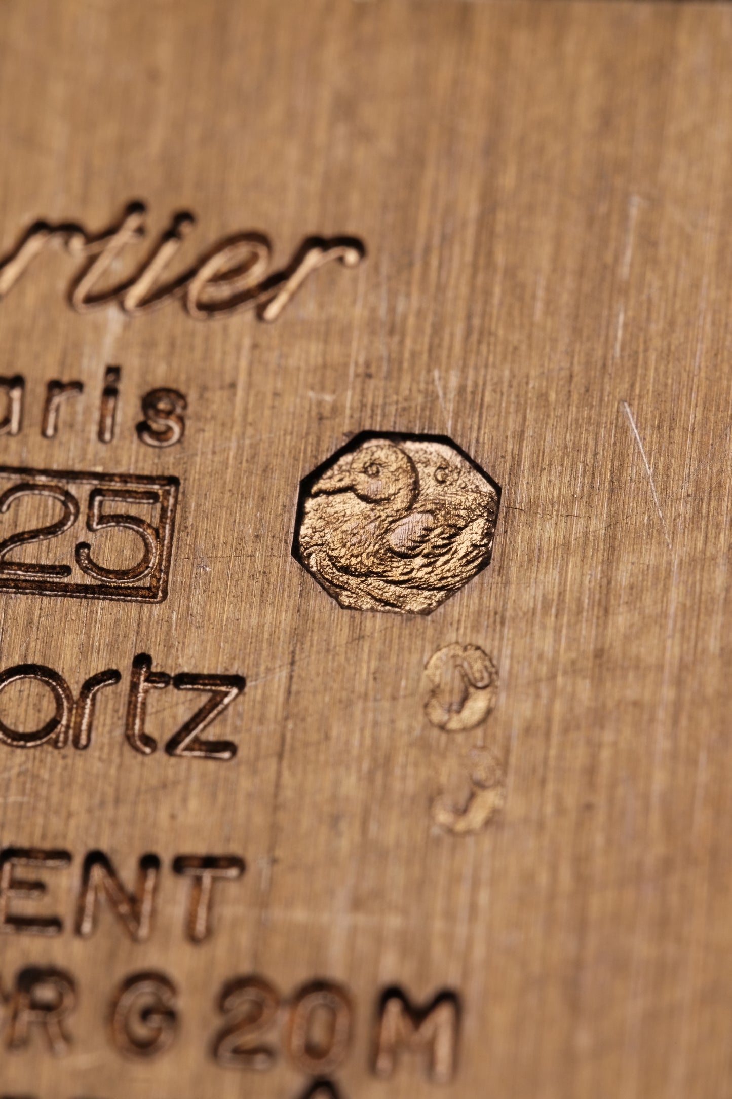 CARTIER MUST DE CARTIER TANK VERMEIL ROMAN DIAL REF. 681006