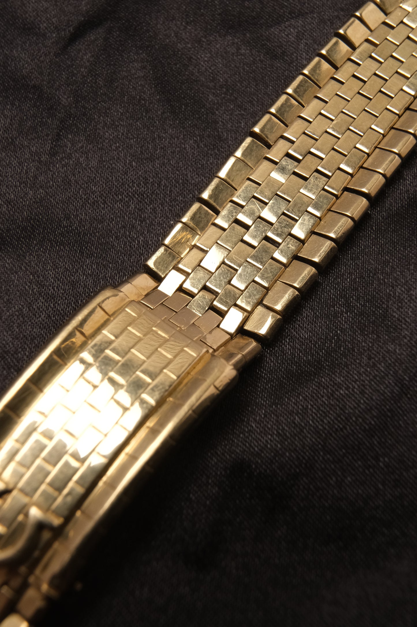 Original Brick Bracelet Omega Constellation 18k Soild Gold