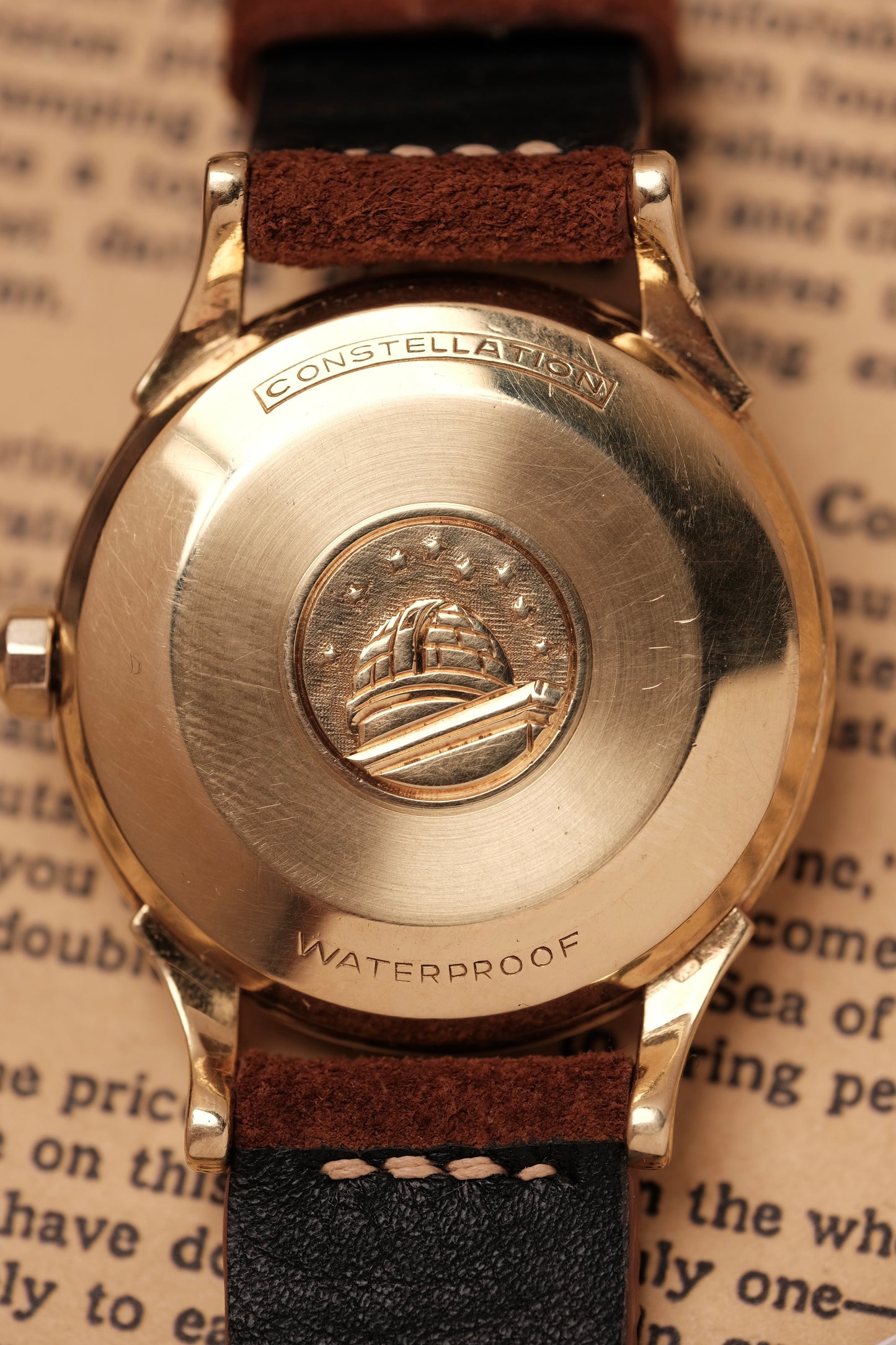 Vintage 1958 Omega Constellation Pie Pan De Luxe Arrow Head Ref 2852/2853 S.C