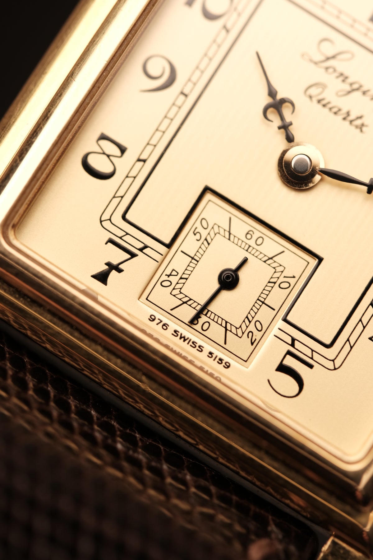 Vintage Longines 150th Anniversary Square Tank Reference 976.5159