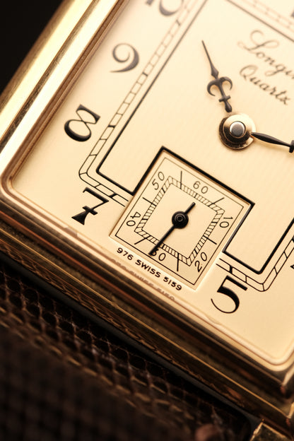 Vintage Longines 150th Anniversary Square Tank Reference 976.5159
