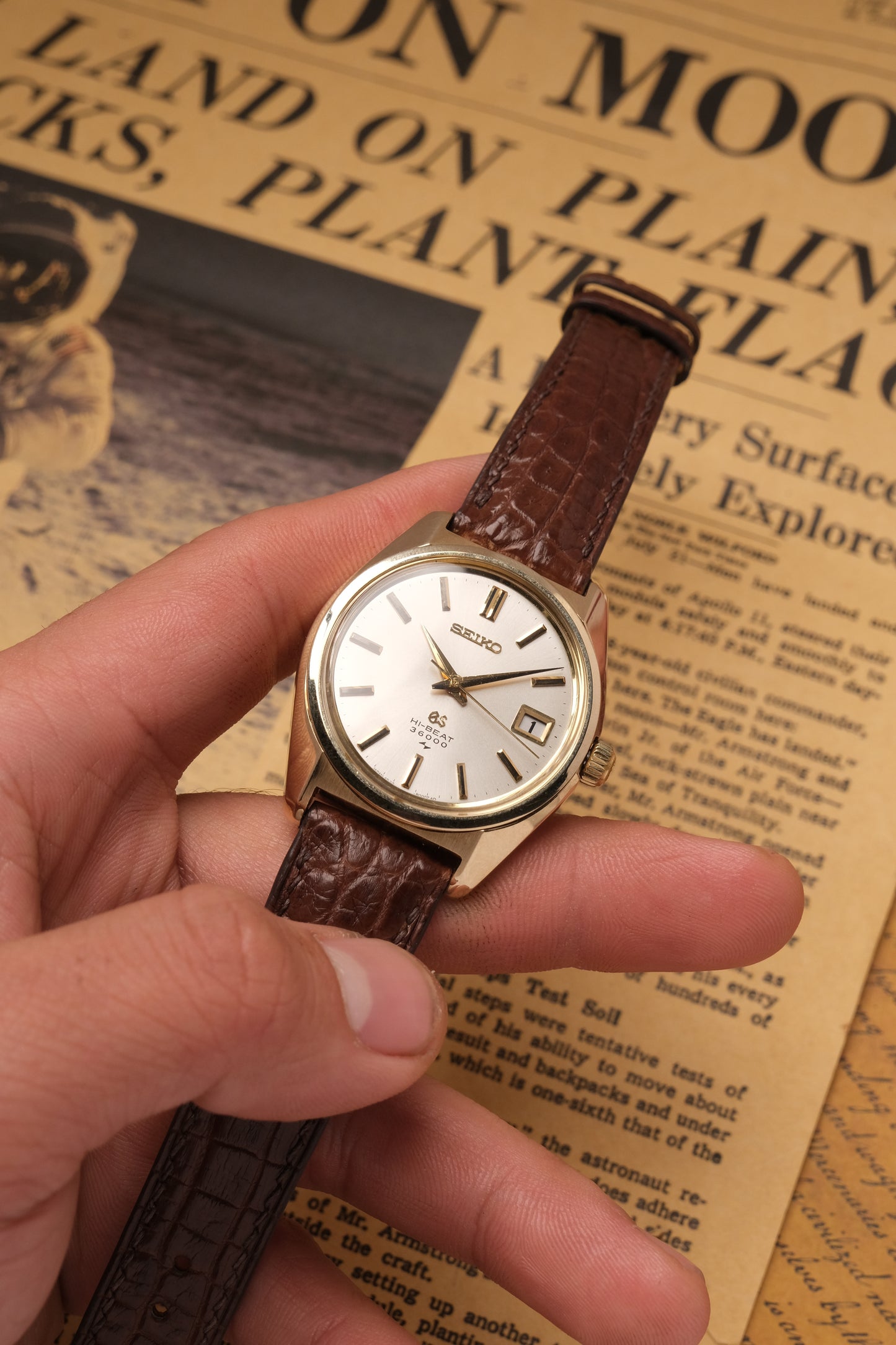 Grand Seiko GS45 High Beat 36000  4522-8000 CAP GOLD 001386